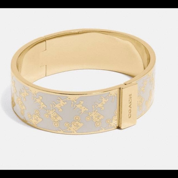 Authentic Signature Coach Hinged Bangle/Bracelet - Picture 5 of 5